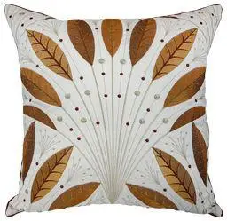 ALMOFADA 143-35 DECORTEXTIL SARJA 0,52X0.52 TERRACOTA CD2(BL)