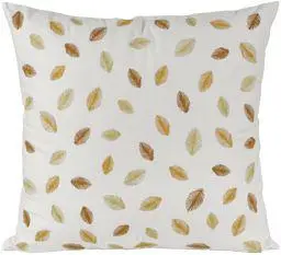 ALMOFADA 270-19 DECORTEXTIL SARJAL 0,52X0.52 FOLHAS TERRA(BL)1