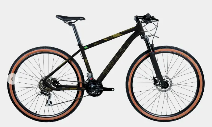 BICICLETA A29 COLLI HILLS PRETO SHIMANO 24V ACERA