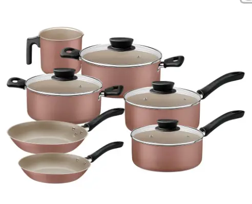 JOGO PANELA TRAMONTINA 7PC 28299/306 LINZ MOCACCINO