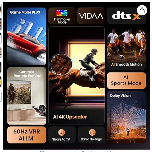 TV HISENSE 58" 58A6NV SMART 4K ALEXA DLED 2