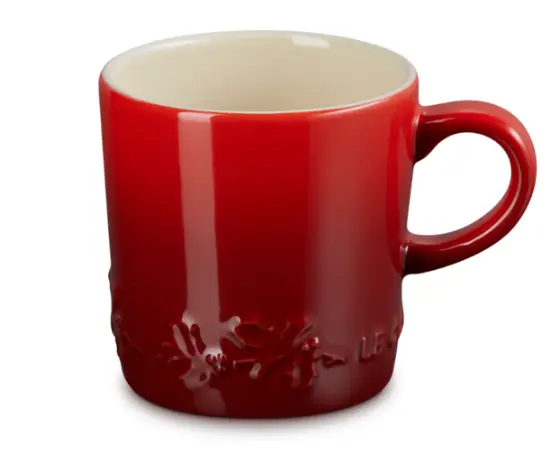 CANECA  LE CREUSET 200ML HOLLY VERMELHO(BL)