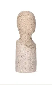 ESCULTURA MART 20751 EM CERAMICA FACE(BL)