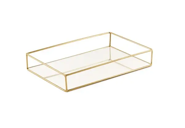 BANDEJA MART 13628 METAL ESPELHO M(BL)