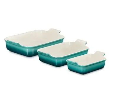 KIT TRAVESSA LE CREUSET 3PC BLEU RIVIERA(BL)