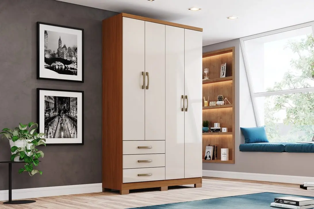 ROUP. HENN CAJU 4PT MDP DA135-221 CINAMOMO/OFF WHITE 1.20LX2.00A 2